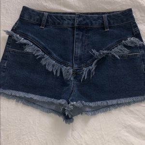 CHELSEA AND VIOLET DEMIN SHORTS